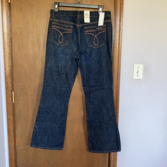 Calvin Klein flare jean sits at waist regular fit flare leg size 31 12 - Picture 16 of 17